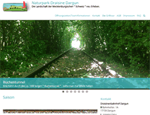 Tablet Screenshot of naturpark-draisine.de